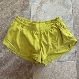 EUC Hotty Hot Shorts - chartreuse - sz 8